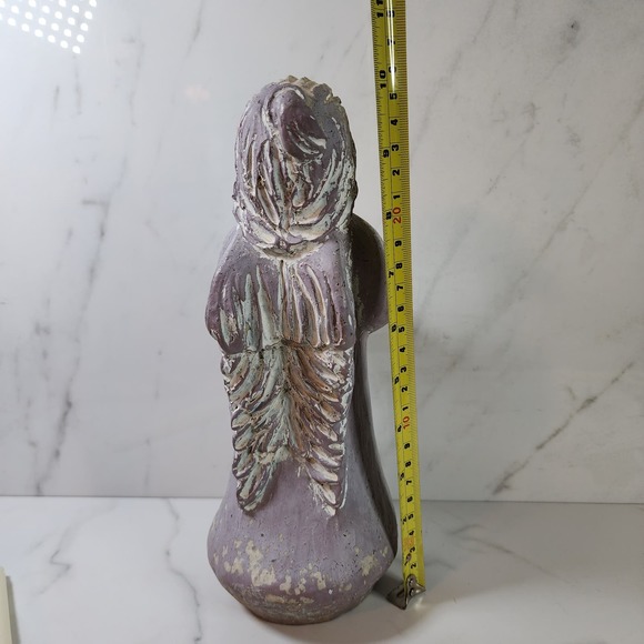 Retired Signed Isabel Bloom Hope Angel with Wings Candle Holder Sculpture 10" - Picture 10 of 10